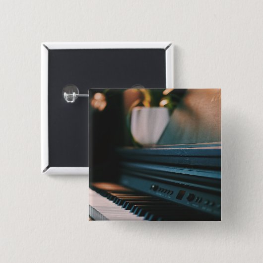 Niedliches Klavierwerk Button (Vorne & Hinten)