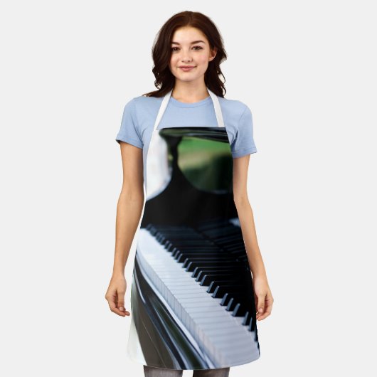 Niedliches Klavierwerk Schürze (Getragen)