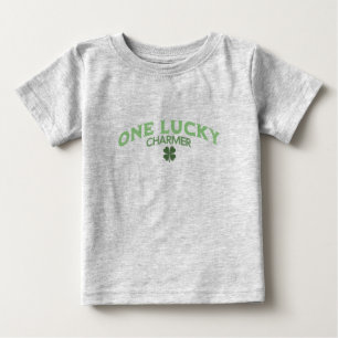 Niedliches Kleeblatt Charmer St Patrick's Day Baby T-shirt