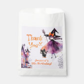 Niedliches Kleine Hexenspoktacular Halloween-Party Geschenktütchen (Vorderseite)