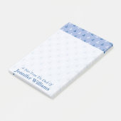 Niedliches kleines Anker-Muster | addieren Ihren Post-it Klebezettel (angewinkelt)