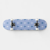 Niedliches kleines Anker-Muster Skateboard (Horizontal)