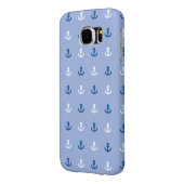 Niedliches kleines Ankermuster Case-Mate Samsung Galaxy Hülle (Rückseite Links)