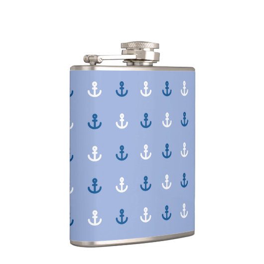 Niedliches kleines Ankermuster Flachmann (Rechts)