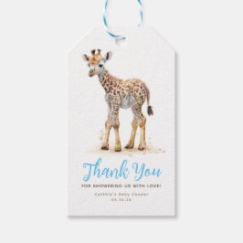 Niedliches kleines Baby Giraffe Vielen Dank für Ih Geschenkanhänger