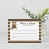 Niedliches kleines Babyuschel | Babyduschberatung Hinweiskarte (Stehend Vorderseite)