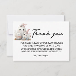 niedliches kleines Boy Girl First Halloween Kinder RSVP Karte