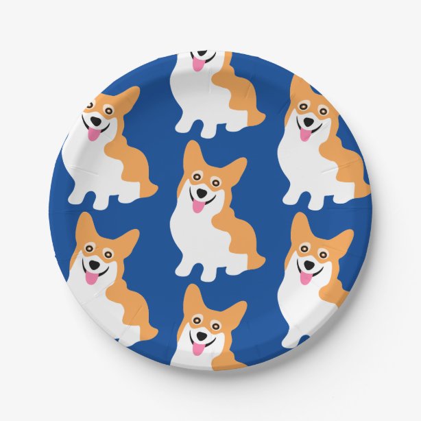 Niedliche Hunde Teller Zazzle.de