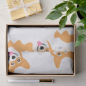 Niedliches kleines Corgi-Muster Seidenpapier (Geschenk)