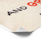 Niedliches kleines Duckling Weihnachtsgebäck für K Poster (Ecke)