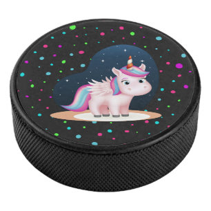 Niedliches Kleines Einhorn Eishockey Puck