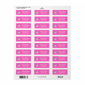Niedliches kleines Einhorn in Rosa (Vorne)