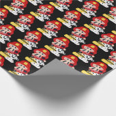 Niedliches kleines Feuerwehrleerpapier Geschenkpapier (Ecke)