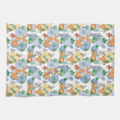 Niedliches kleines Fox-Muster Geschirrtuch (Horizontal)