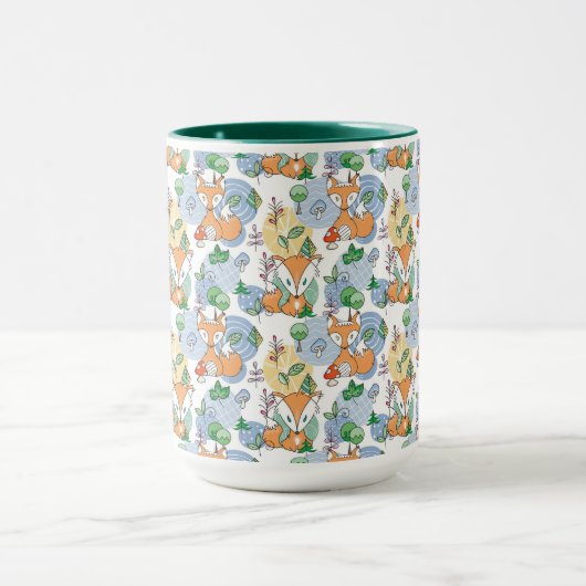 Niedliches kleines Fox-Muster Tasse (Zentrum)