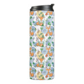Niedliches kleines Fox-Muster Thermosbecher (Nach links gedreht)