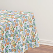 Niedliches kleines Fox-Muster Tischdecke (Beispiel)