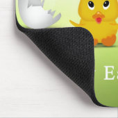 Niedliches kleines glückliches Osterbaby Mousepad (Ecke)