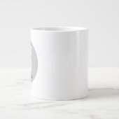 Niedliches kleines Hasen mit Personalisiertem Name Jumbo-Tasse (Vorderseite)