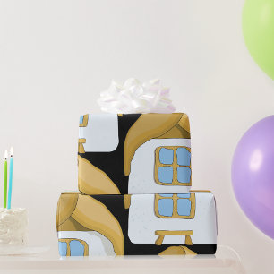 Niedliches kleines Haus Geschenkpapier