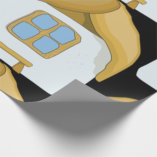 Niedliches kleines Haus Geschenkpapier