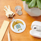 Niedliches kleines Haus Schlüsselanhänger