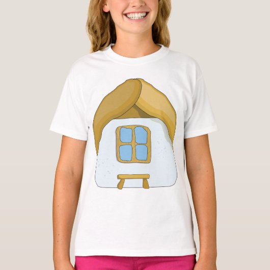 Niedliches kleines Haus T-Shirt (Vorderseite)
