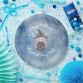 Niedliches kleines Hexenkind-Halloween-Party Pappteller (Party)