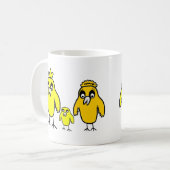 Niedliches kleines Huhn Kaffeetasse (Vorderseite Links)