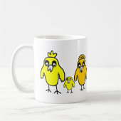 Niedliches kleines Huhn Kaffeetasse (Links)