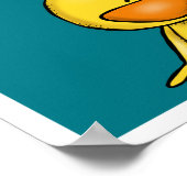 Niedliches kleines Kinderzimmer mit gelber Ente Poster (Ecke)