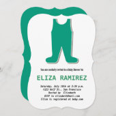 niedliches kleines Kleid Einladung (Vorne/Hinten)