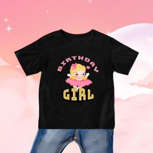 Niedliches kleines Mädchen Baby T-shirt