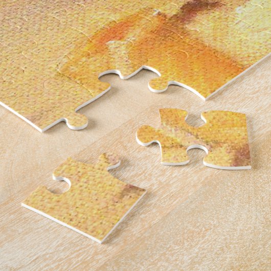 Niedliches kleines Mädchen, das im Sand spielt Puzzle (Seite)