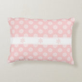 Niedliches kleines Mädchen Hamster Pink Akzent Kis Dekokissen (Rückseite)