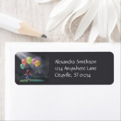 Niedliches kleines Mädchen mit Balloons (Insitu)