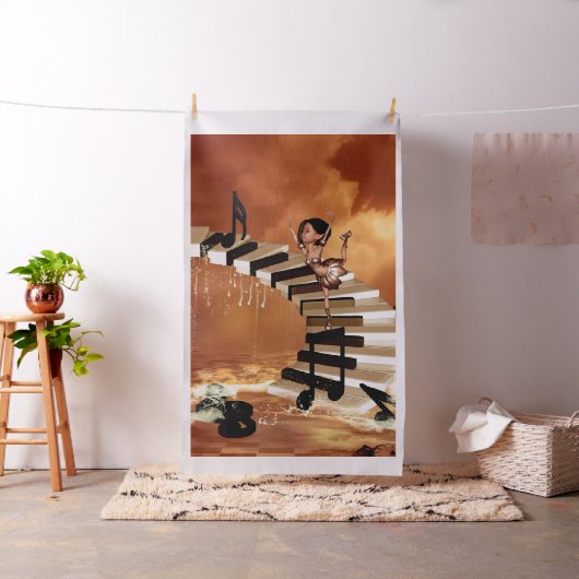 Niedliches kleines Mädchen Stoff (Beispiel)