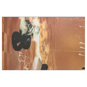 Niedliches kleines Mädchen Stoff (Fat Quarter (45,7 x 55,9 cm))