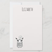 Niedliches kleines Monster Briefpapier (Vorderseite)