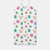 Niedliches kleines Monster Geburtstagskind Hallowe Geschenkanhänger (Rückseite)