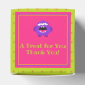 Niedliches kleines Monster-Grün-Rosa-Kids-Hallowee Geschenkschachtel (Oben)