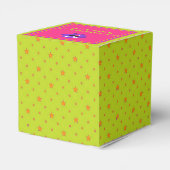 Niedliches kleines Monster-Grün-Rosa-Kids-Hallowee Geschenkschachtel (Rückseite)