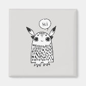 Niedliches kleines Monster Magnet (Vorne)