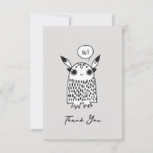 Niedliches kleines Monster Mitteilungskarte (Vorderseite)