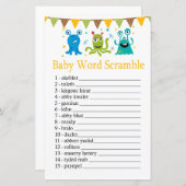 Niedliches Kleines Monsters Kinderspiel (Vorne/Hinten)