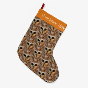 Niedliches kleines Nördliches Sägemehl Großer Weihnachtsstrumpf