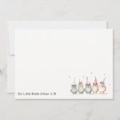 Niedliches kleines Party Vögel jedes Alters Kinder Mitteilungskarte (Vorderseite)