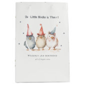 Niedliches kleines Party Vögel jedes Alters Kinder Mittlere Geschenktüte (Vorderseite)