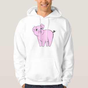 Niedliches kleines Piggy (Baby-Schwein) - rosa Hoodie