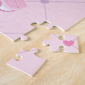 Niedliches kleines Princess Girl Custom Pink Puzzle (Seite)